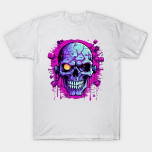 Grime Skull Pop Art T-Shirt